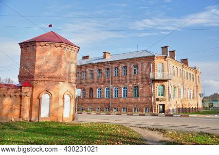Fragment Of Historical Buildings In Mscislau Town