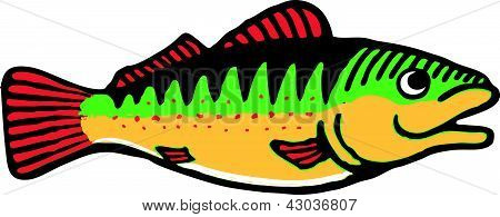 Dessin animé poisson