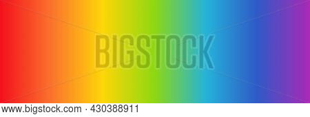 Rainbow Color Gradient Background. Vector Pattern Multicolor