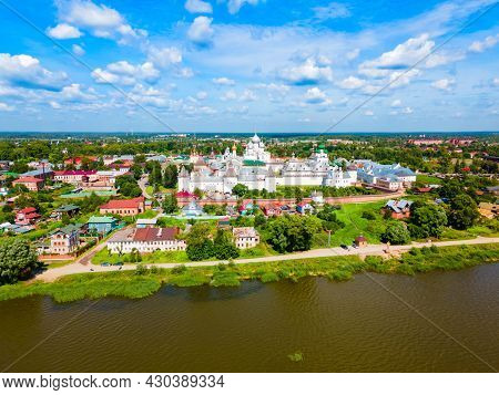 Rostov Kremlin And Lake Nero Aerial Panoramic View In Rostov Veliky Or Rostov The Great In Yaroslavl