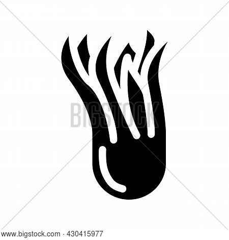 Citron Fruit Glyph Icon Vector. Citron Fruit Sign. Isolated Contour Symbol Black Illustration