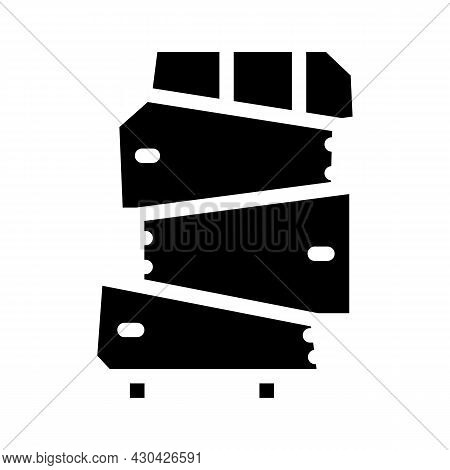 Non-standard Furniture Glyph Icon Vector. Non-standard Furniture Sign. Isolated Contour Symbol Black