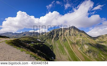 Famous Timmelsjoch High Alpine Road In The Austrian Alps Also Called Passo Rombo - Travel Photograph