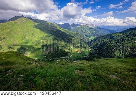 Famous Timmelsjoch High Alpine Road In The Austrian Alps Also Called Passo Rombo - Travel Photograph