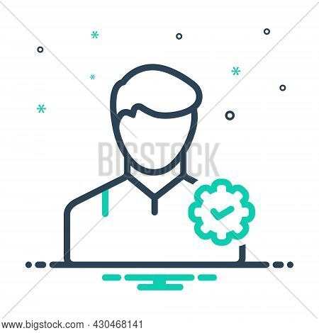 Mix Icon For Usual Regular Man General, Common Generic Probable Likly