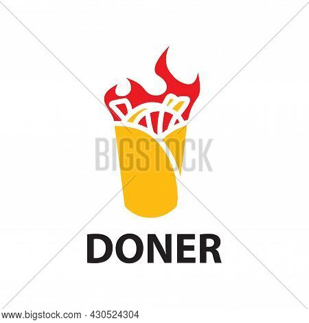 Vector Logo Of Shawarma And Doner Kebab