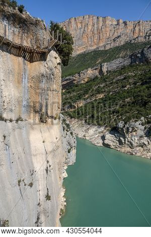 Landscape In Congost De Mont-rebei , Spain, Europe