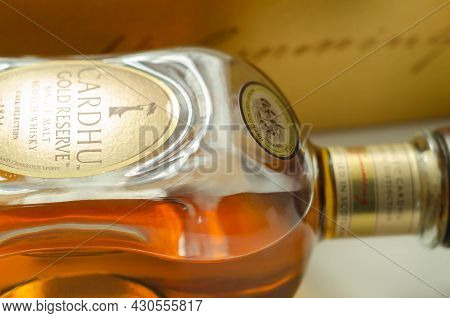 London, United Kingdom - October 11, 2020 Bottle Of Cardhu Gold Reserve, Single Malt Scotch Whisky C