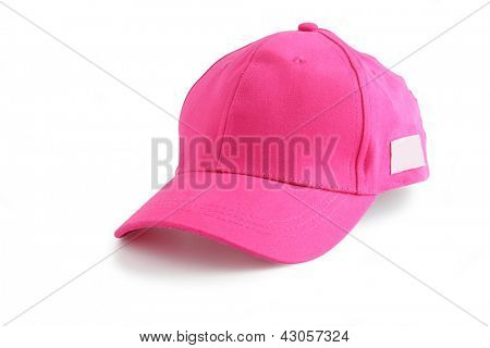 Roze Baseballcap