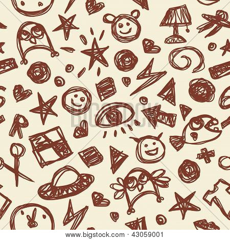 Scribble Seamless Pattern