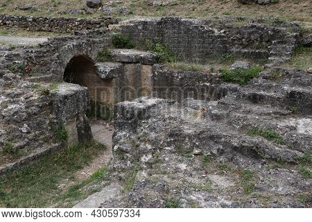 Departure Of The Viaduct From The City Of Uzes Which Brought Water To The City Of Nimes