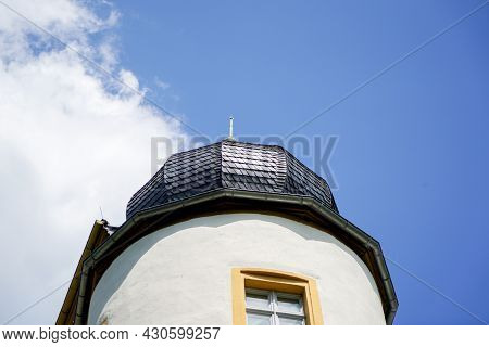 Onion Dome With Onion Helmet Or Onion Dome Photographed On A Church Tower As An Architectural Roof C