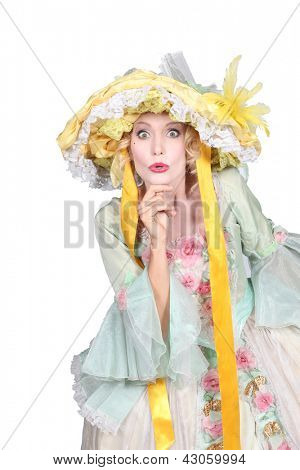 Frau tragen Ostern Motorhaube