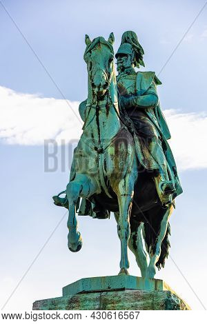 Monument At Hohenzollern Bridge In Cologne - Cologne, Germany - June 25, 2021