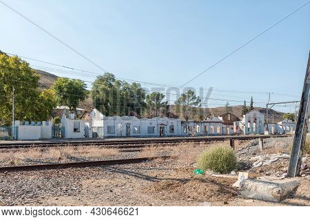Touws River, South Africa - April 20, 2021: Ruins Of The Railroad Station Buildings In Touws River I