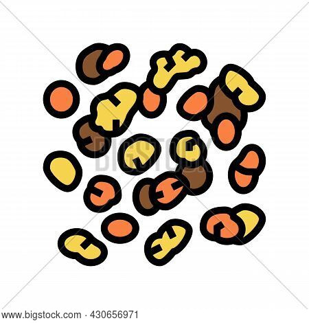 Bread Beekeeping Color Icon Vector. Bread Beekeeping Sign. Isolated Symbol Illustration