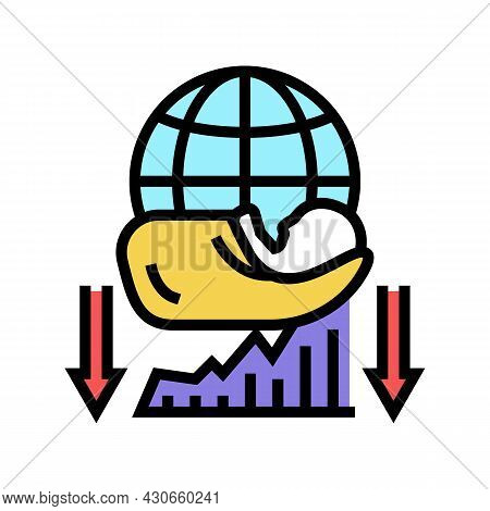 Children Social Problem Color Icon Vector. Children Social Problem Sign. Isolated Symbol Illustratio