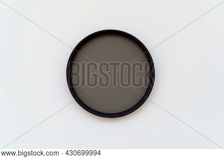 Cpl Polarization Filter For Photo Video Cameras On White Background