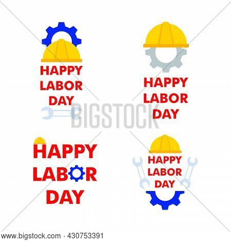 Happy Labor Day Illustration. Workingmans Holiday Illustration Design Concept