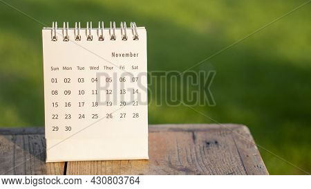 2021 Calendar Desk Place On Table. Desktop Calender For Planner To Plan Agenda, Timetable, Appointme