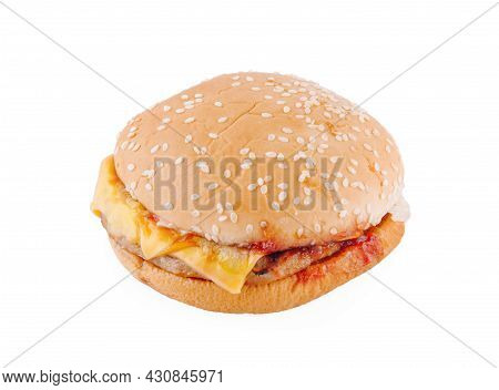 Hamberger An Isolated On A White Background