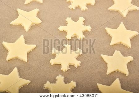 Hornear galletas para la Navidad
