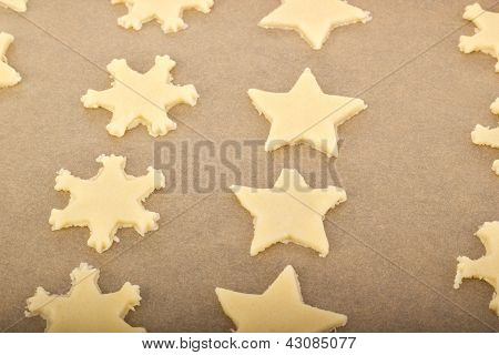 Hornear galletas para la Navidad