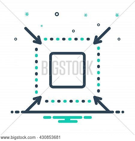 Mix Icon For Reduce Detract Abate Enhance Change Fullscreen Decrease Diminish Cursor Small