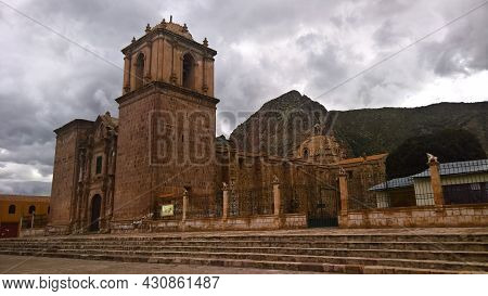 Exterior View To Iglesia De Santa Isabel De Pucara At Puno, Peru