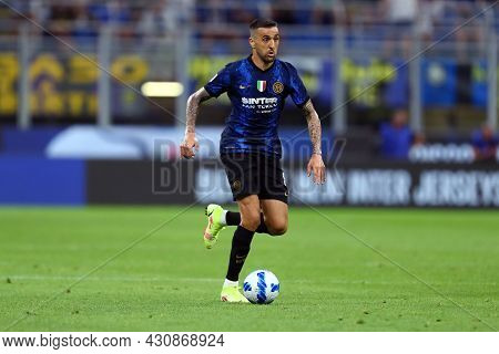 Milano, 21 August 2021. Matias Vecino Of Fc Internazionale  In Action During The Serie A Match Betwe