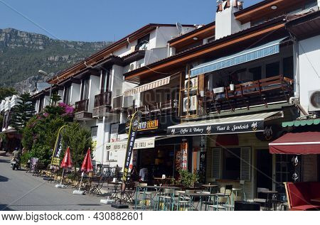 Akyaka - slow city in Turkey.August 1,2021. Mugla,Turkey