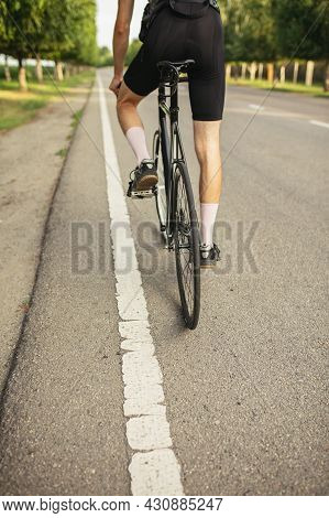 Riding On Open Air. Concept Of Youth, Strenghth, Action, Motion, Healthy Lifestyle.