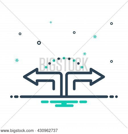 Mix Icon For Opposite Inverse Averse  Contrary Against Adverse Inversive Antagonistic