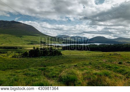 Scotland Driving To Glencoe Valley Viewpoint August