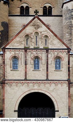 The Monumental Church Of St. Pantaleon In The Inner City Of Cologne