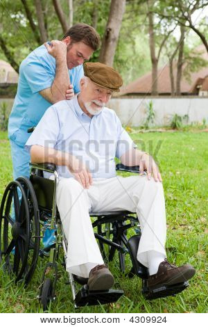 Masážní terapie pro starší muž