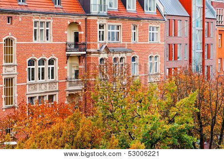 Facade Of Residential Building Of 19Th Century