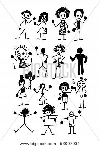 people activity Vector illustration