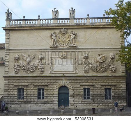 The Hotel des Monnaies is the earliest private Baroque monument in Avignon