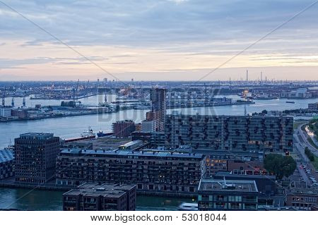City views Rotterdam