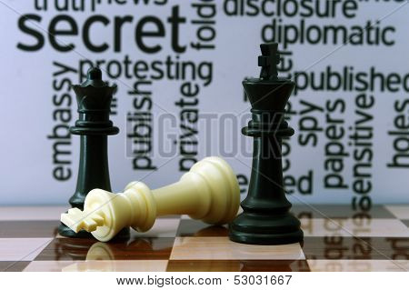 Chess And Secret Concept