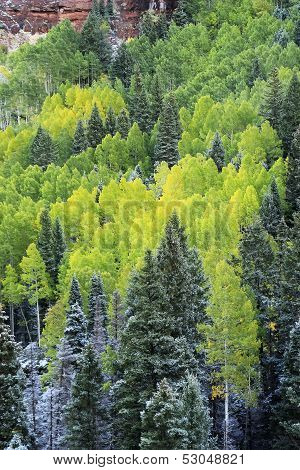 Mount Sneffels Range With Fresh Snow, Colorado