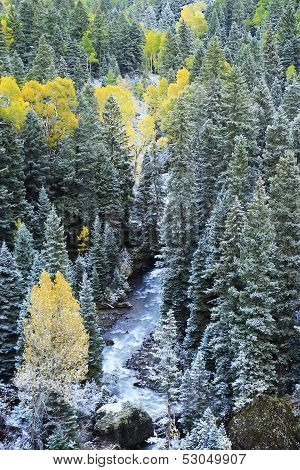 Mount Sneffels Range With Fresh Snow, Colorado
