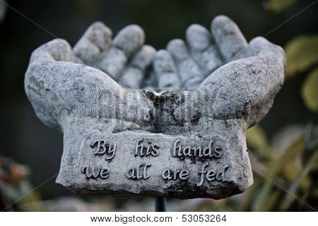 By His Hands