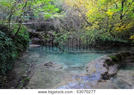 Part Of Krushuna Fall Cascasde