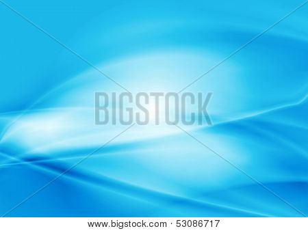 Bright blue vector shiny background