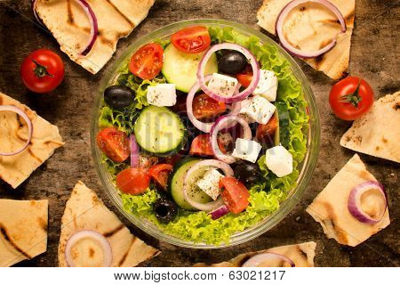 Spring Salad And Tortilla