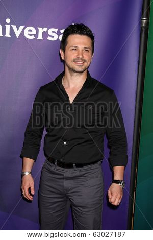 LAS VEGAS - APR 8:  Freddy Rodriguez at the NBCUniversal Summer Press Day at Huntington Langham Hotel on April 8, 2014 in Pasadena, CA