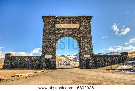 Yellowstone National Park Entrance, Arch