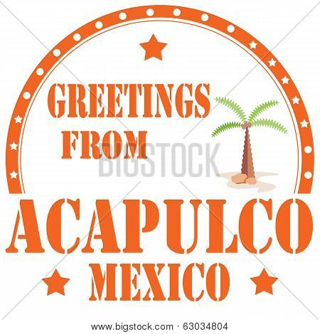 Greetings From Acapulco-stamp